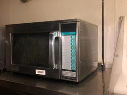 Sharp Commercial Microwave Oven with Touch Pad Model # R-23GT