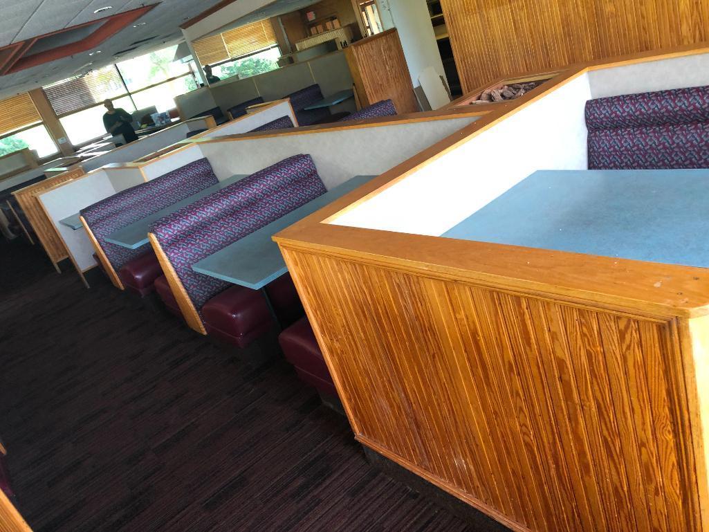 Island of Booths & Tables