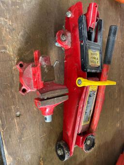 2 ton floor jack and mini vise