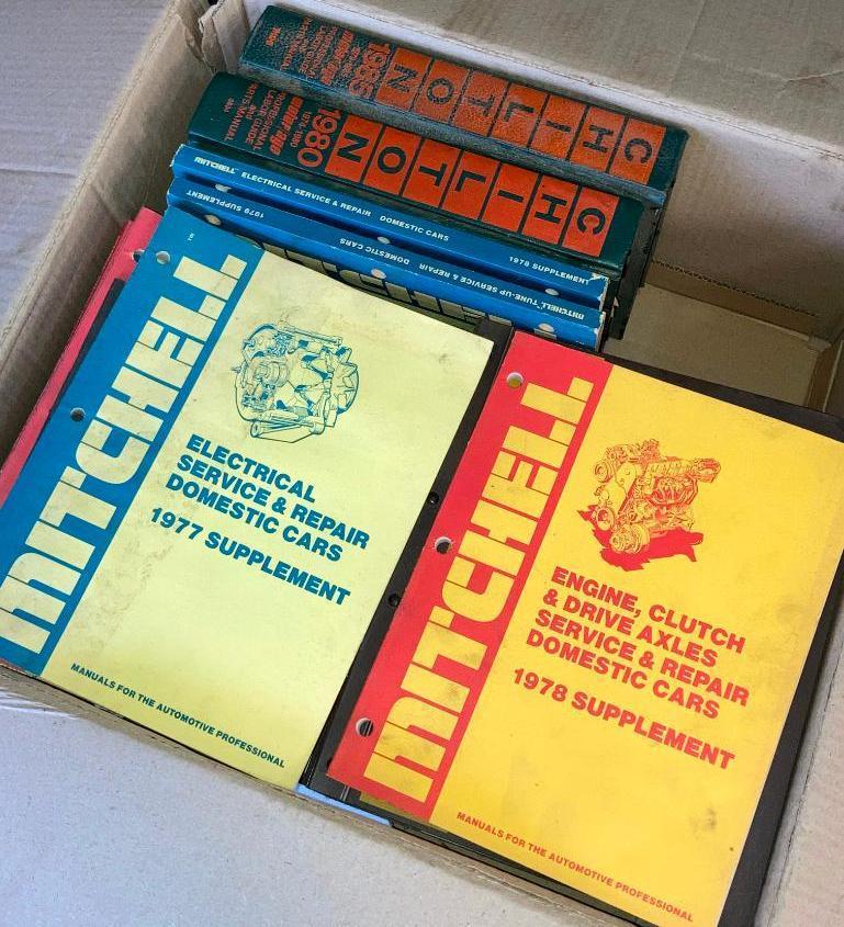 Vintage Car Manuals from Mitchell & Chilton