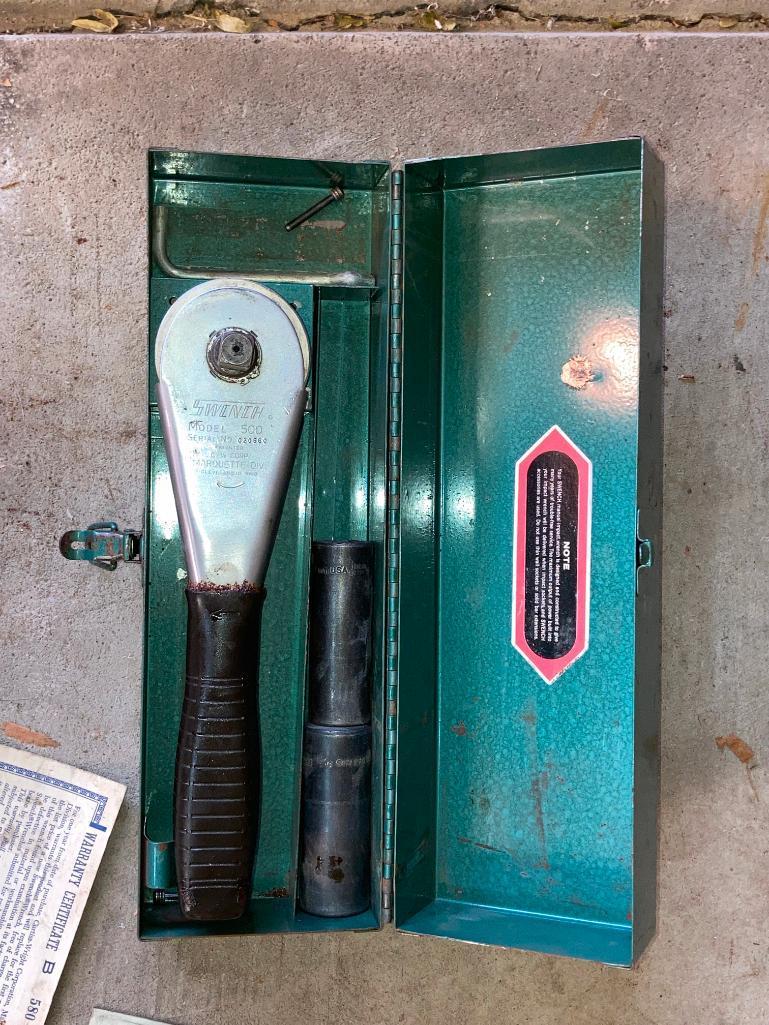 Vintage Swench Manual Impact Driver in Metal Case