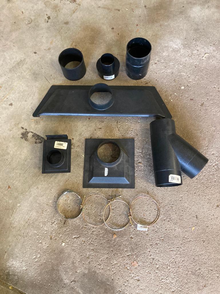 Bucket of New Dust Collection Parts & Pieces