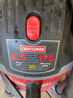 20 Gallon craftsman Shopvac with Extention Parts & Diffuser