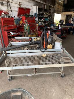 3 tier folding cart on wheels