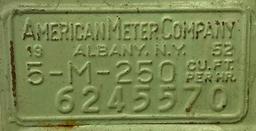 Vintage American Meter Company - Albany New York