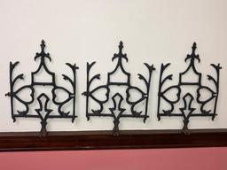 Cast Iron Widow's Walk Metal Grates / Fencing X 3