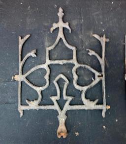 Cast Iron Widow's Walk Metal Grates / Fencing X 3