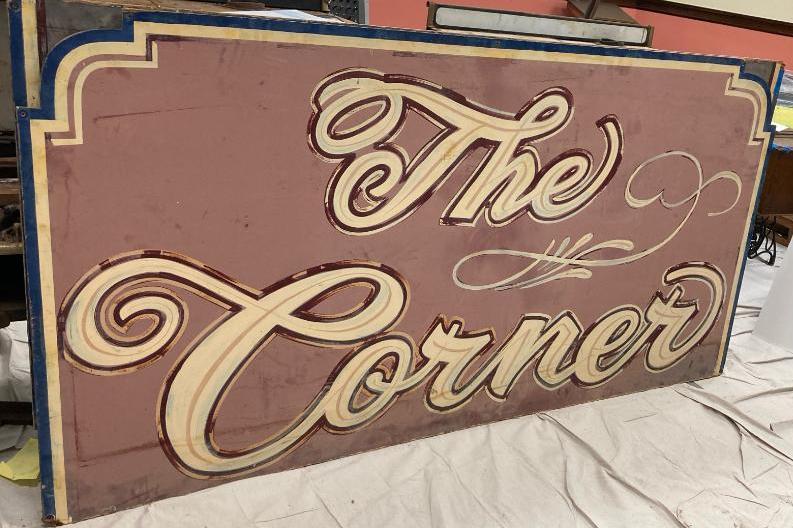 The Corner Restaurant Sign