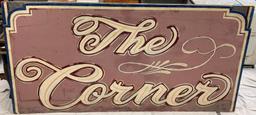 The Corner Restaurant Sign