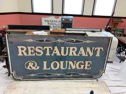 Restaurant & Lounge Sign