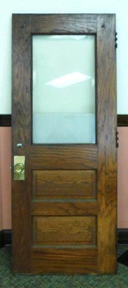 Antique Office Door