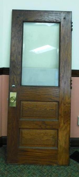 Antique Office Door