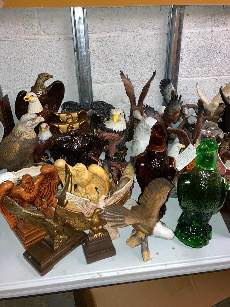 Lot of Eagle Statues