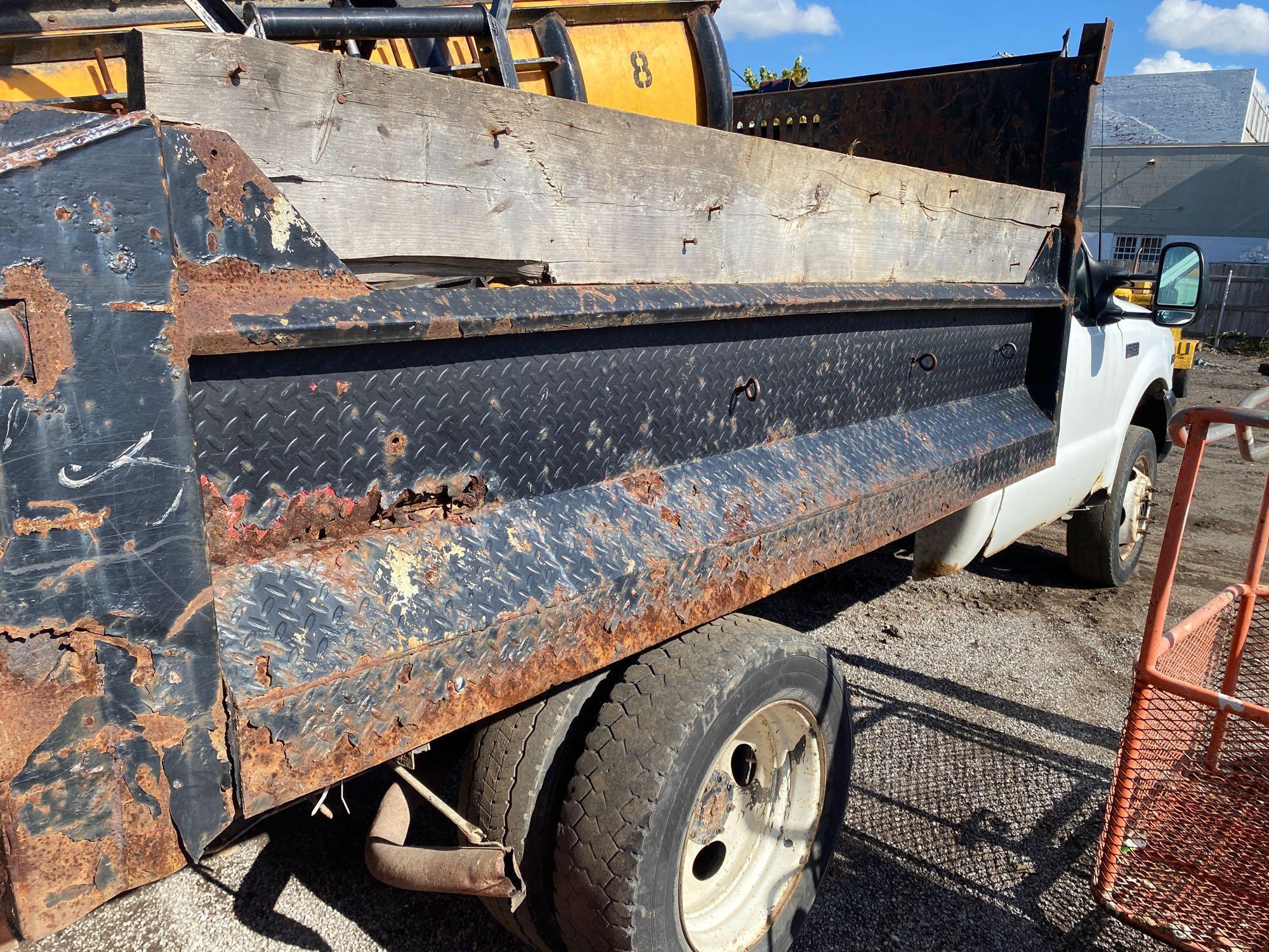 2003 Ford F-450 4x4 Plow/Dump Truck