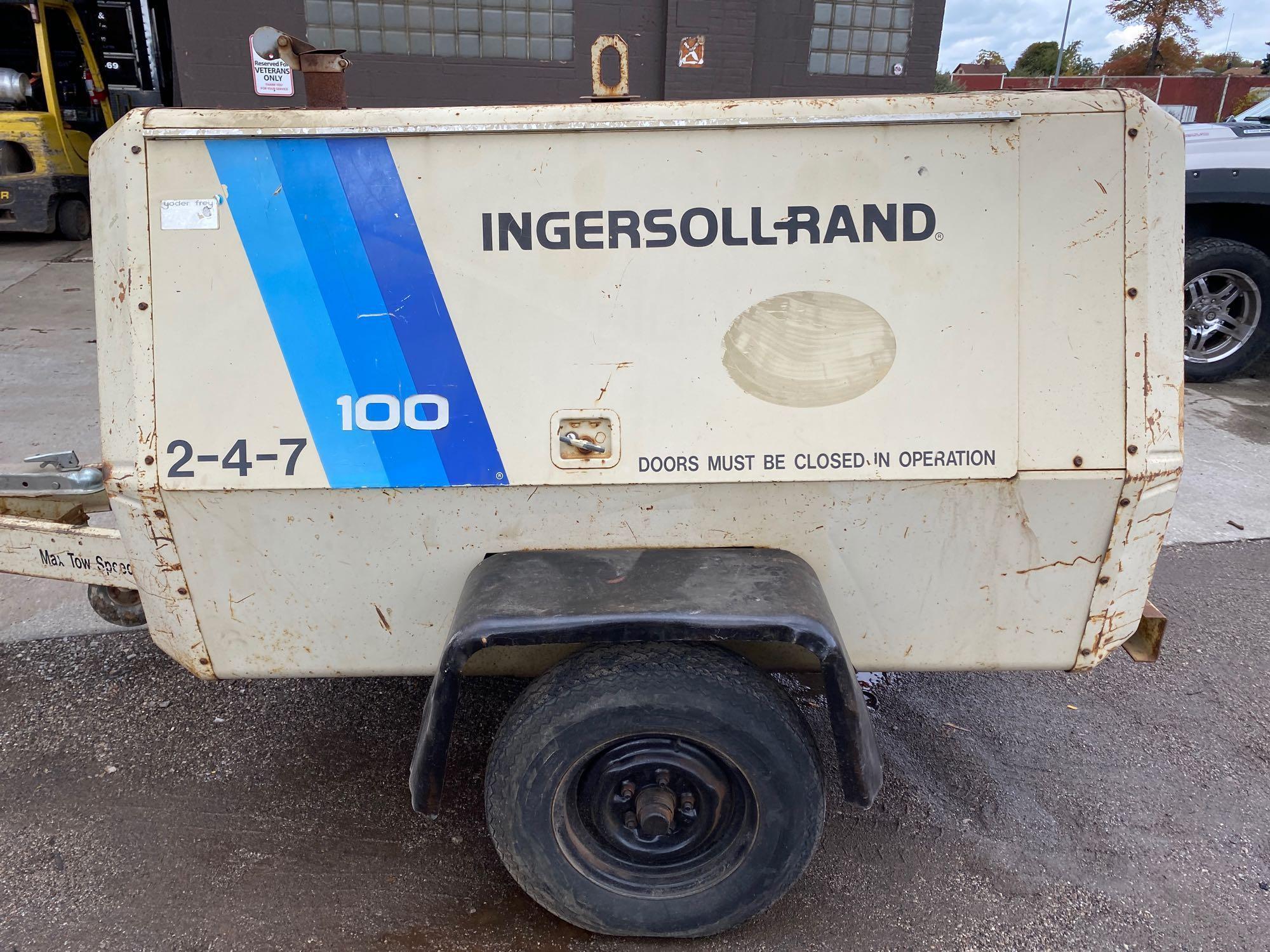 Ingersoll Rand 100CFM Pull Behind Air Compressor