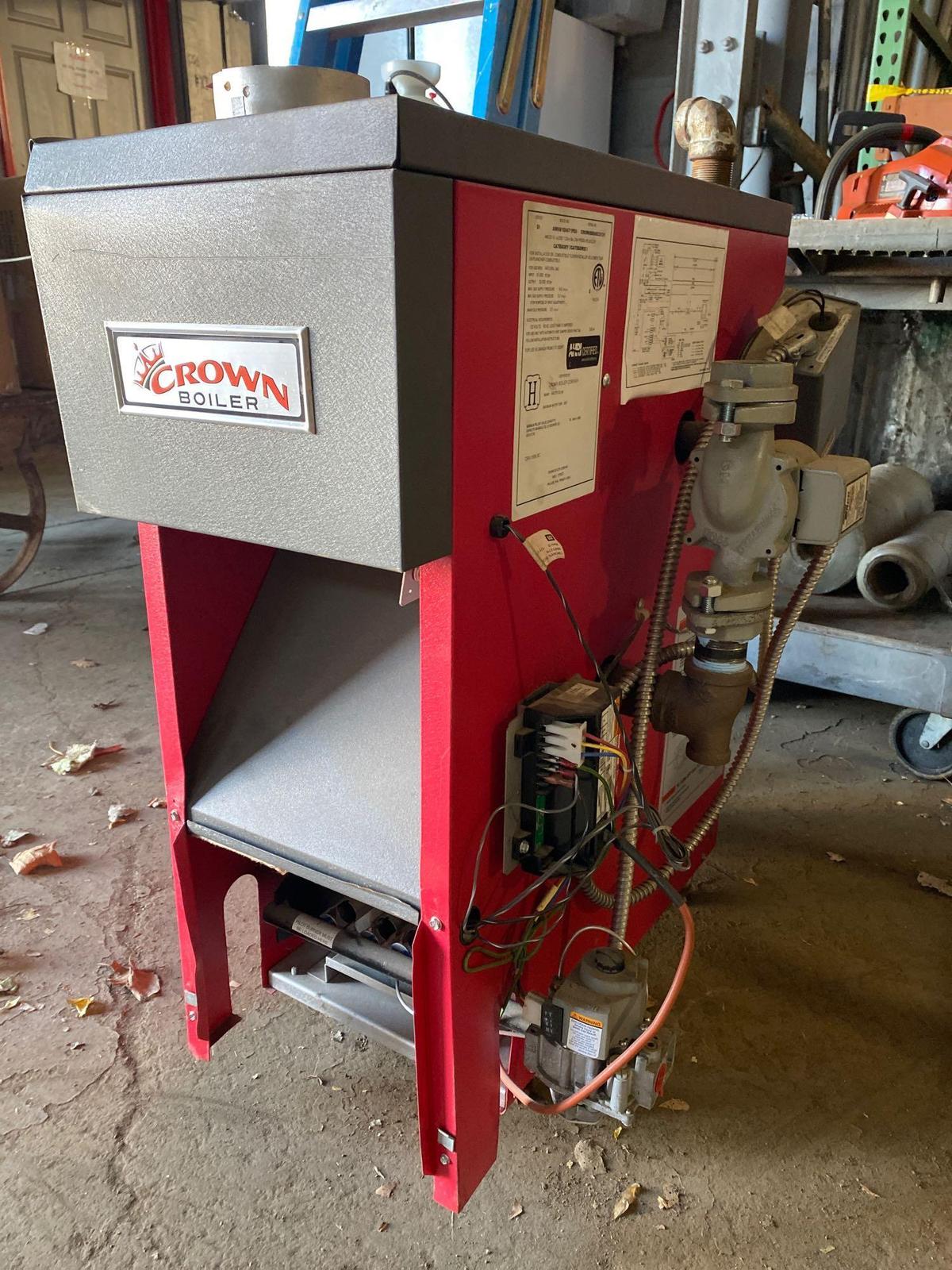 Crown Co Gas 50k BTU Output Boiler Unit