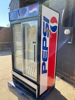 Pepsi Double Door Beverage Cooler