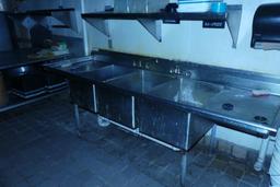 3 Bin Dish Sink