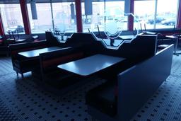 Island of Booths - Center of Restaurant - 4 Booths - Seats 15