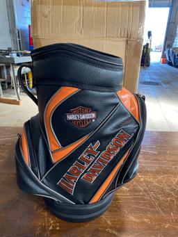 New Mini Harley Davidson Golf Bag approx 21 in tall