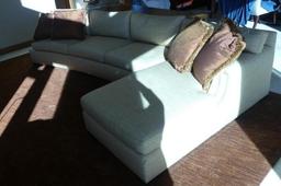 Gorgeous Cream Chaise Sectional