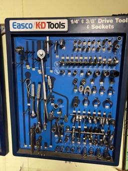 Easco/KD Tools Display Rack w/ assorted brands of tools