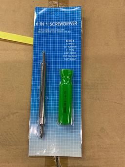 (25) 6 in 1 Screwdrivers-times 25