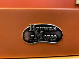 Browne Morse 8 Drawer Metal Optical File Cabinet