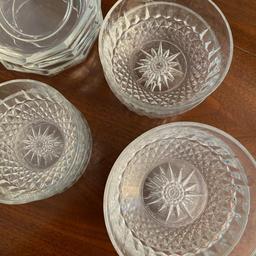 Lot of 3 Kinds of Glass Bowls including Arcoroc Bowls form France