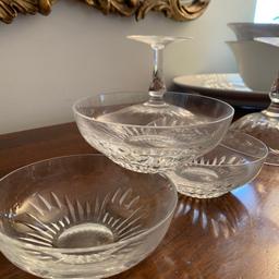 Lot of Crystal Glass Bowls