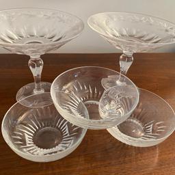 Lot of Crystal Glass Bowls