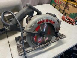 Porter Cable Circular Saw with plastic carry case