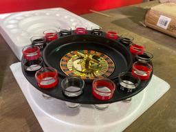 Roulette shot drinking game