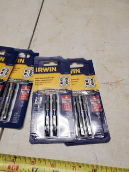 Irwin Slotted Impact Driver set, 5 packs of 2