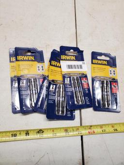 Irwin Slotted Impact Driver set, 6 packs of 2