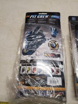 3- Pair of mechanics gloves, 2 small and 1 large