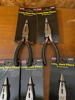 5- NEW Needlenose pliers, sells times the money