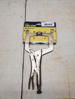 Large "11R" Vise Grip clamp