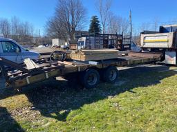 Haulette Co 20ft + 4ft Tandem Dovetail Equipment Trailer