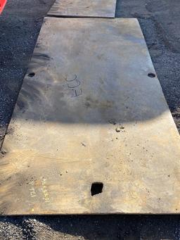 Approx 10 x 5 x 3/4in Steel Road Plate