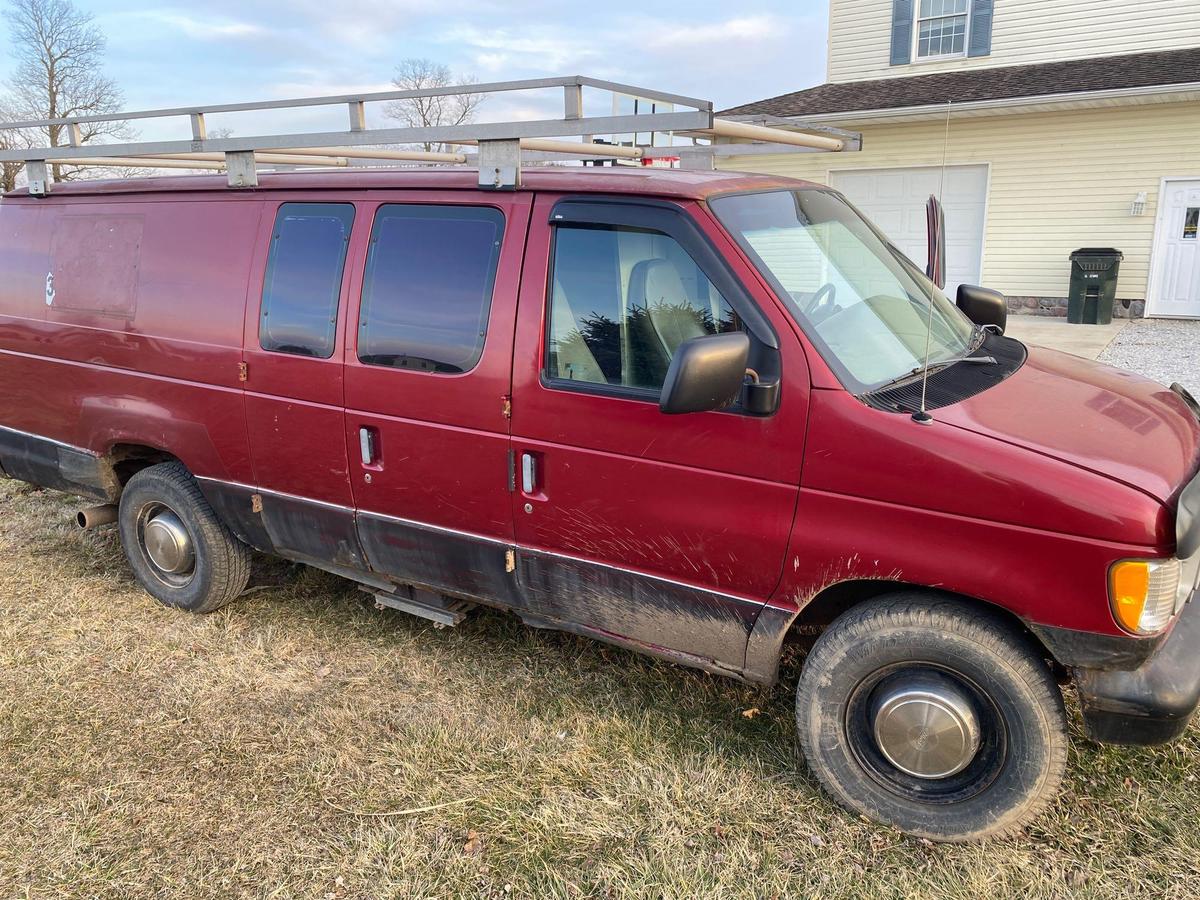 1998 Ford E-350 Econoline 7.3 Diesel Contractor Van