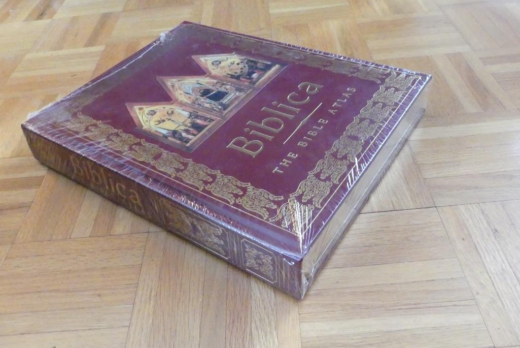 RARE Easton Press Biblica - The Bible Atlas - NEW IN BOX!