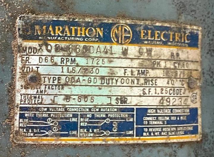 Sears, Roebuck & Co. Craftsman Jointer / Planer with...Marathon...Electric Motor