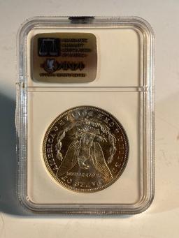 1881S Morgan Silver Dollar, graded MS63 by NGC