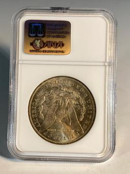 1883O Morgan Silver Dollar, graded MS64 by NGC