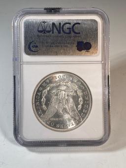 1879S Morgan Silver Dollar, graded MS63 by NGC