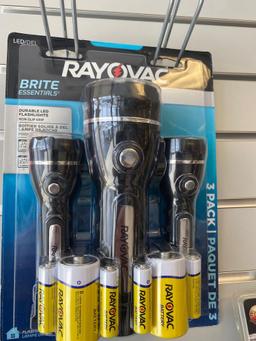 Rayovac LED Flashlight Set