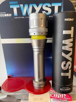 2 NEBO Co Twyst Flashlights