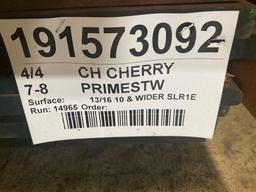 Approx 36 pcs of Prime Cherry Lumber, 4/4 thick