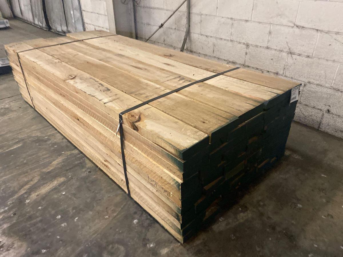 Approx 55 pcs of Hickory Lumber, 8/4 thick